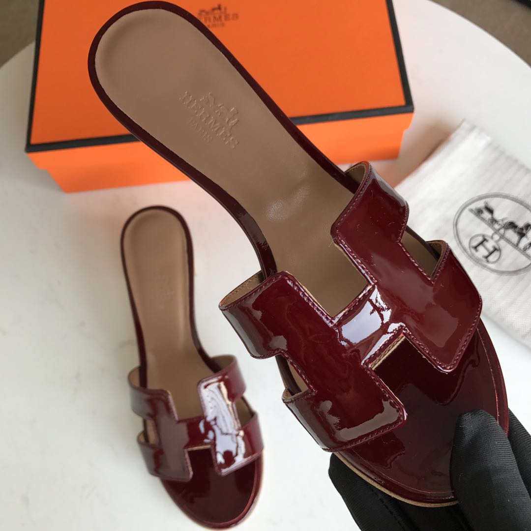 에르메스 올수공 오아시스 슬리퍼 샌들 페이던트 04